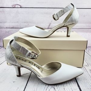 New Anne Klein Fabulist White Heels